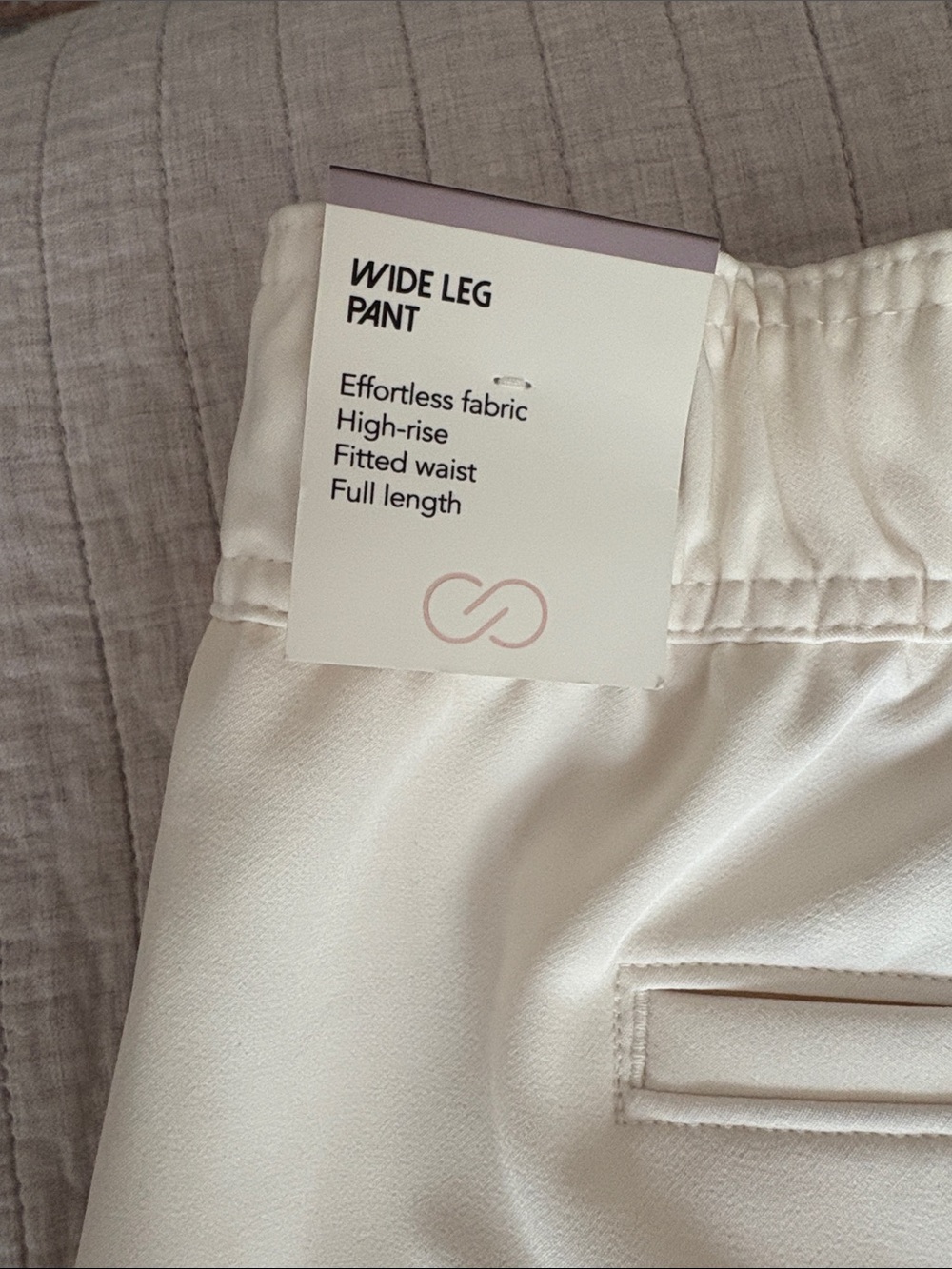 CALIA by Carrie Underwood Wide Leg Pant - Cream/White